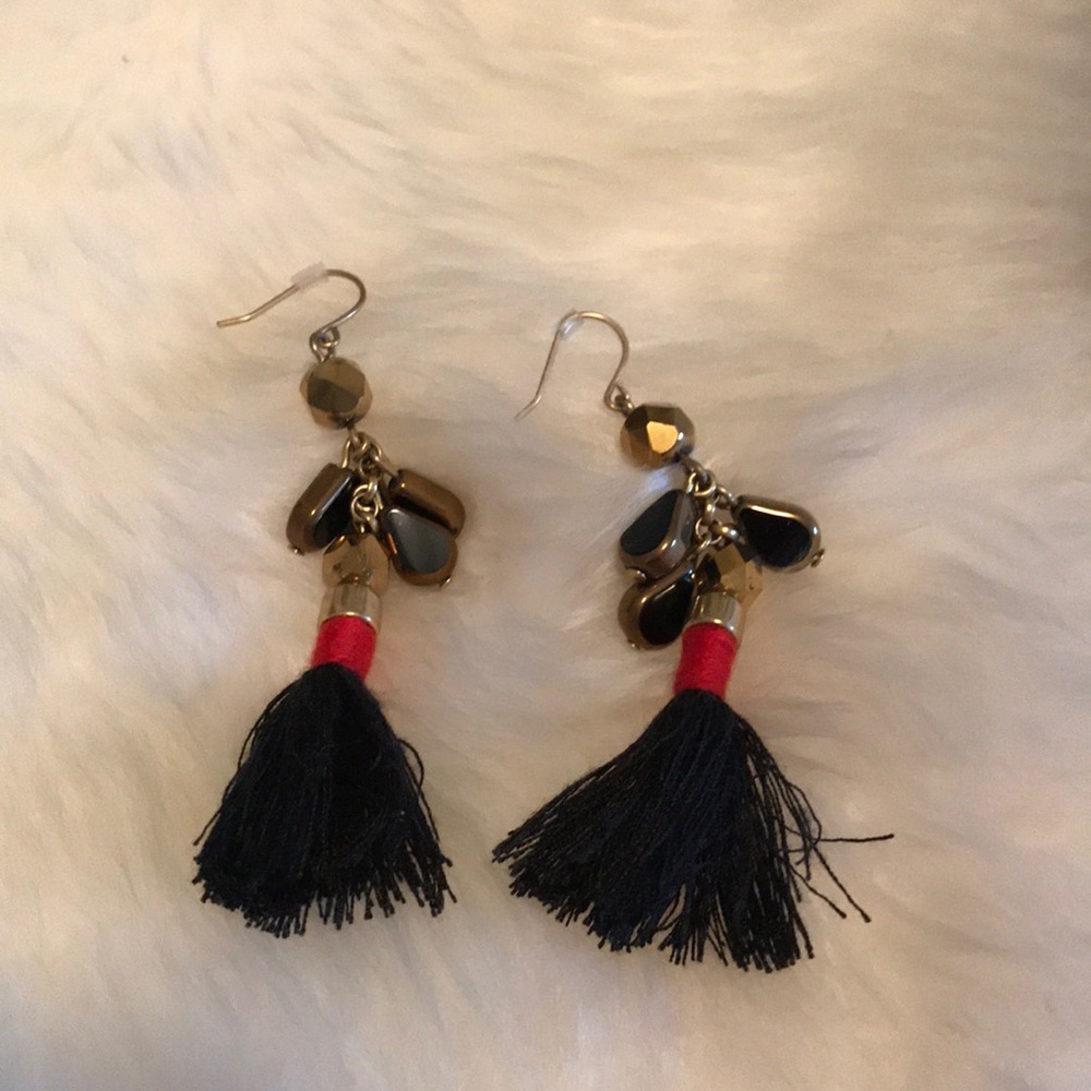 tassel earrings (Jcrew)